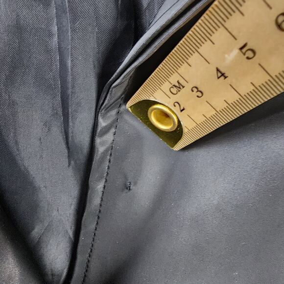 Queen Paris Women's Black Double Breasted Outerware - Nylon/Acrylic - Size 2 - Picture 7 of 10